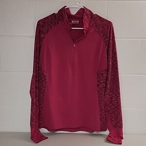 1/4 Zip Dri More, Work out Pop-over Jacket, Thumbholes, Reflective Strip